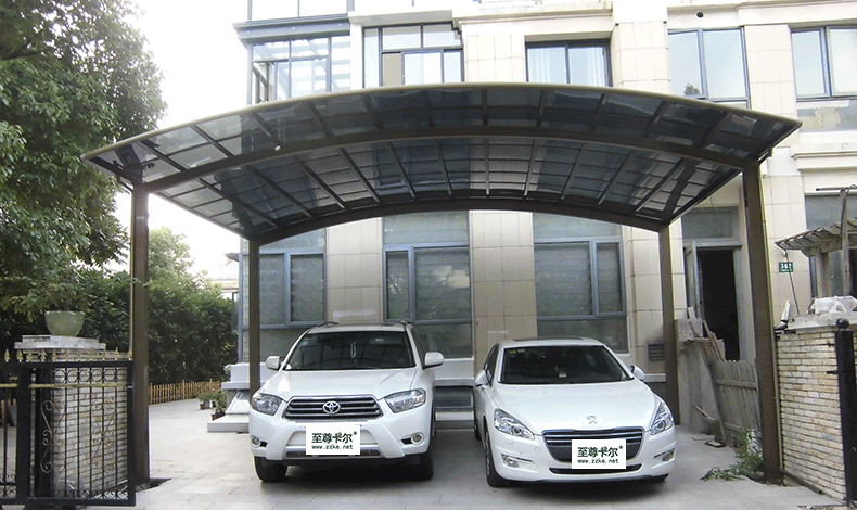 鋁合金車棚在當下城市，美妙的存在