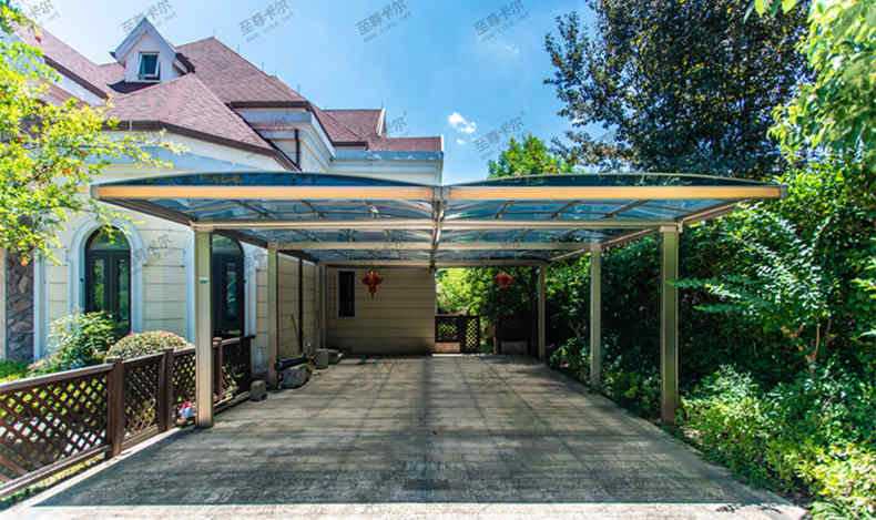 至尊卡爾別墅車棚設計，極致美，讓你心動的色彩和曲線搭配！