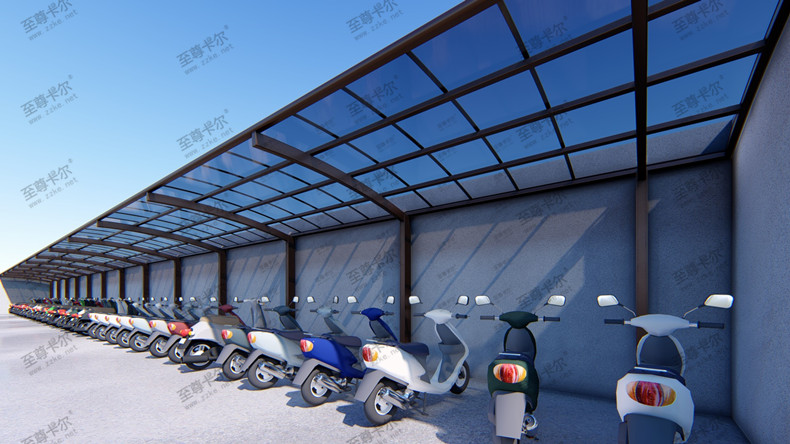 自行車棚該如何設(shè)計(jì)，自行車棚設(shè)計(jì)效果圖賞析