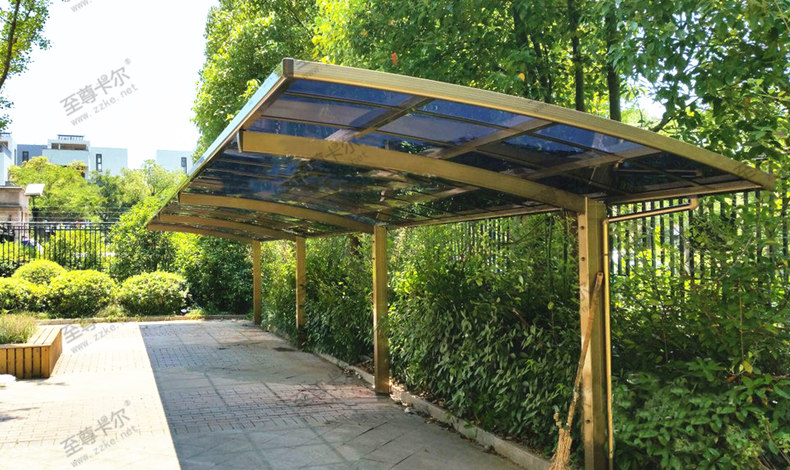 非機動車雨棚做法，小區非機動車雨棚施工方法