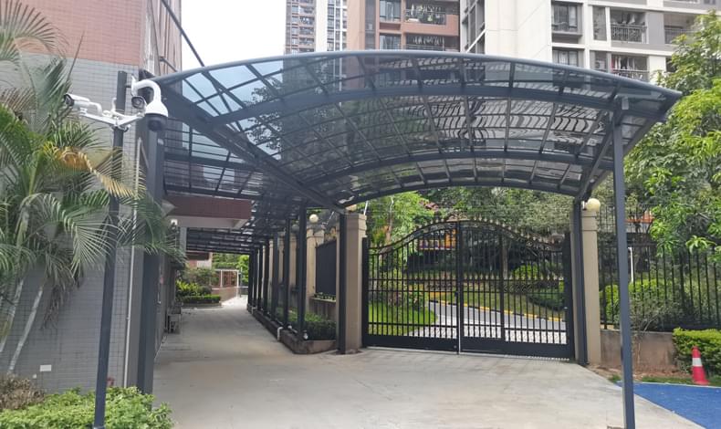 鋁合金雨棚制作廠家？雨棚價格多少錢一平？