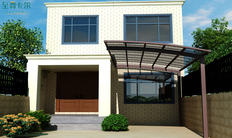 鋁合金車棚設(shè)計(jì)效果圖？