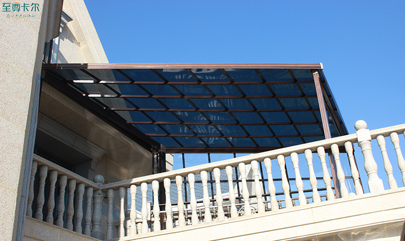 平臺漏雨想搭建一個棚子？雨搭圖片？