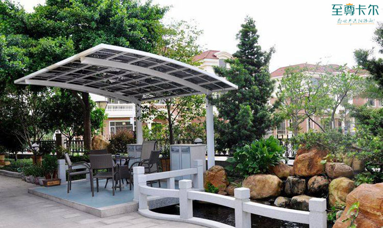 青島做雨棚的？廠家定制全鋁合金雨棚？