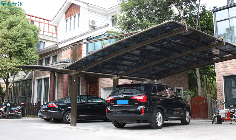 上海家用鋁合金汽車停車棚？院子車棚？