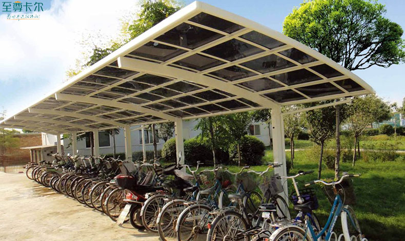 小區車棚圖片？非機動車停車棚？